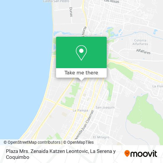 Plaza Mrs. Zenaida Katzen Leontovic map