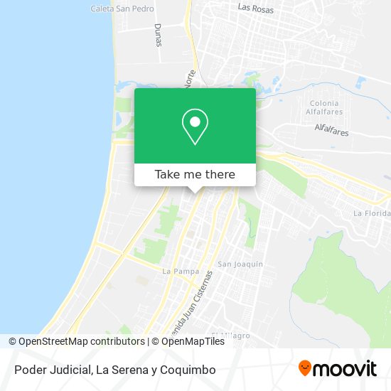 Poder Judicial map