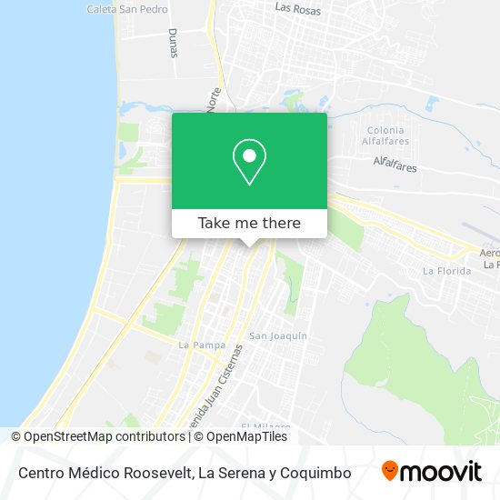 Mapa de Centro Médico Roosevelt