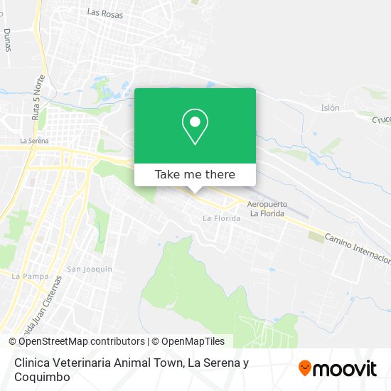 Clinica Veterinaria Animal Town map