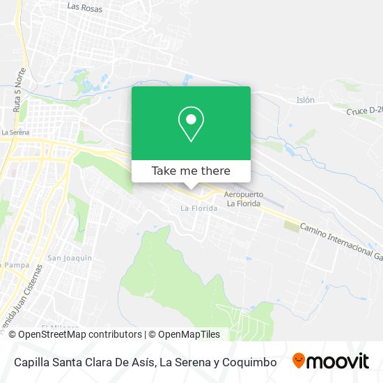 Capilla Santa Clara De Asís map
