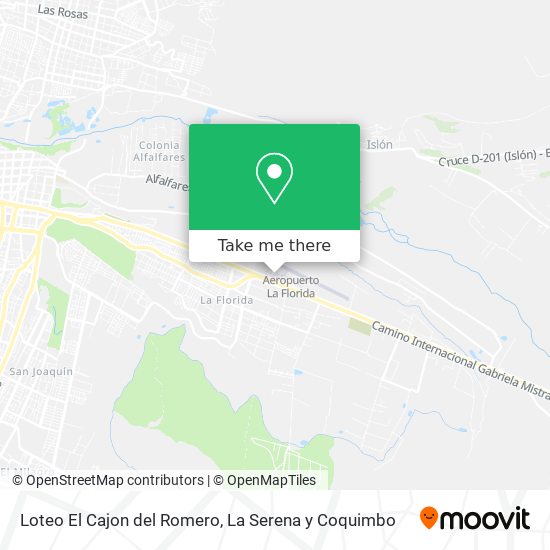 Mapa de Loteo El Cajon del Romero