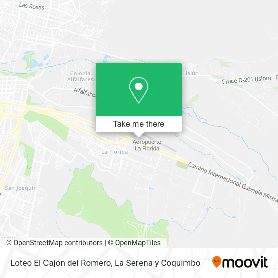 Mapa de Loteo El Cajon del Romero