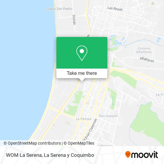 WOM La Serena map