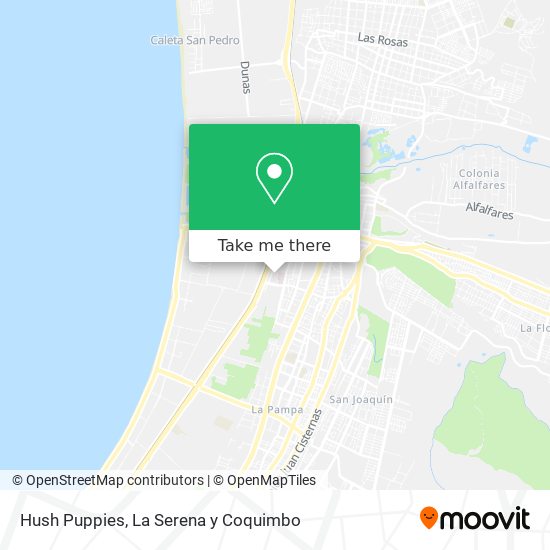 Hush Puppies map
