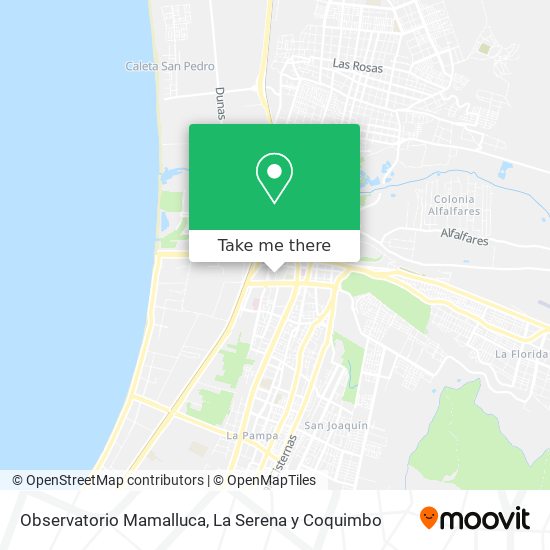 Observatorio Mamalluca map
