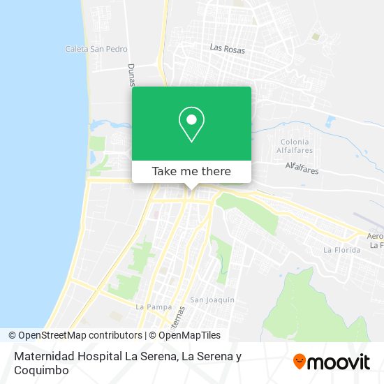 Mapa de Maternidad Hospital La Serena