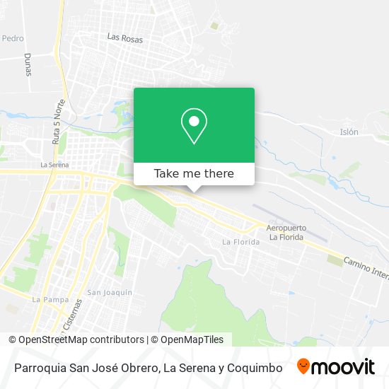 Mapa de Parroquia San José Obrero