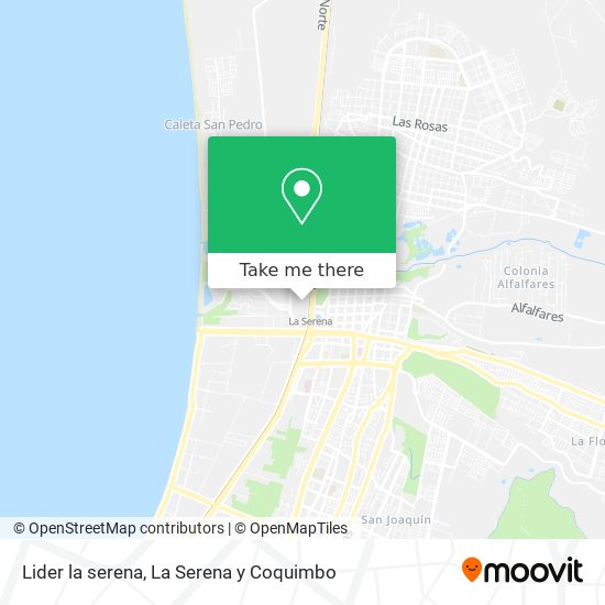 Lider la serena map