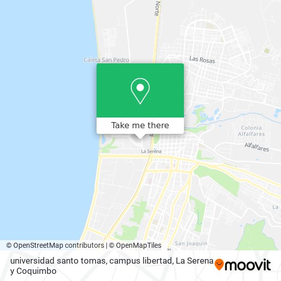 Mapa de universidad santo tomas, campus libertad