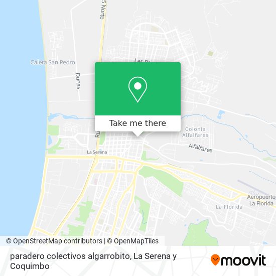 paradero colectivos algarrobito map