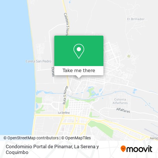 Condominio Portal de Pinamar map