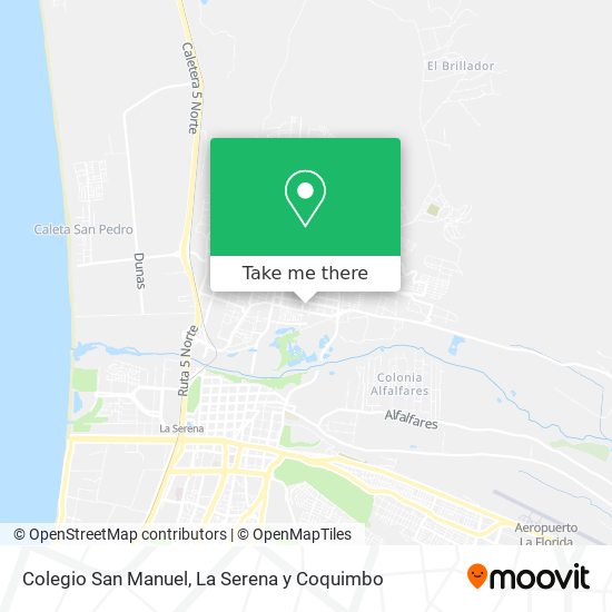Colegio San Manuel map
