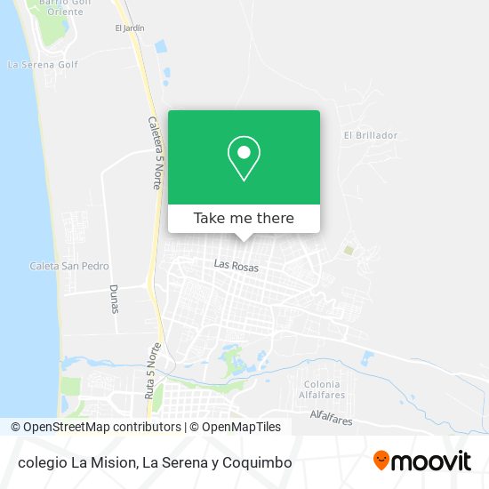 Mapa de colegio La Mision