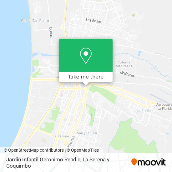 Mapa de Jardin Infantil Geronimo Rendic