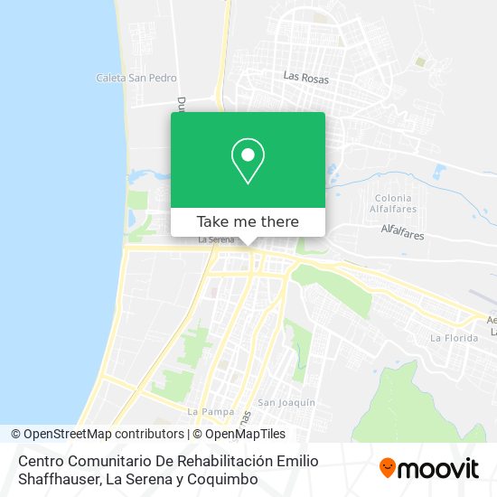 Mapa de Centro Comunitario De Rehabilitación Emilio Shaffhauser