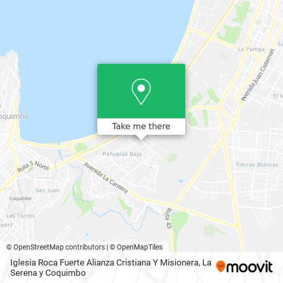 Iglesia Roca Fuerte Alianza Cristiana Y Misionera map