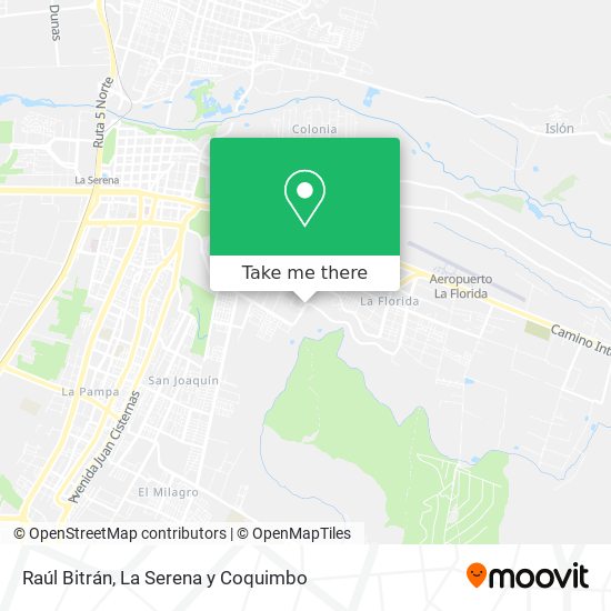 Mapa de Raúl Bitrán