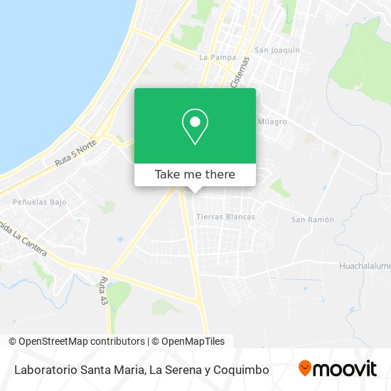 Laboratorio Santa Maria map