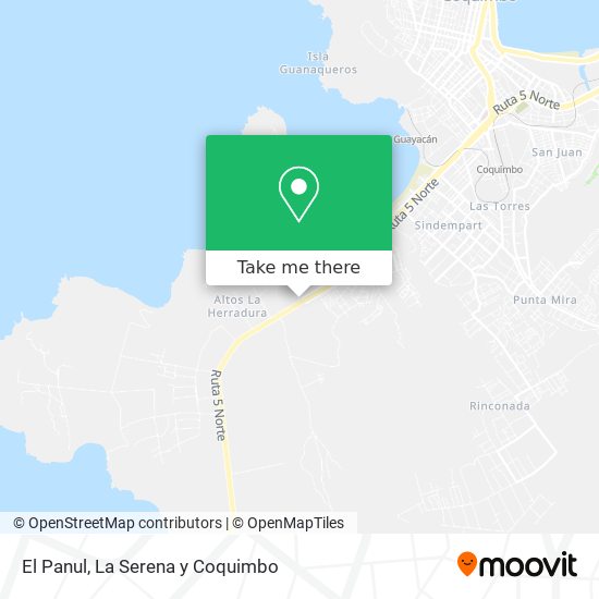 Mapa de El Panul