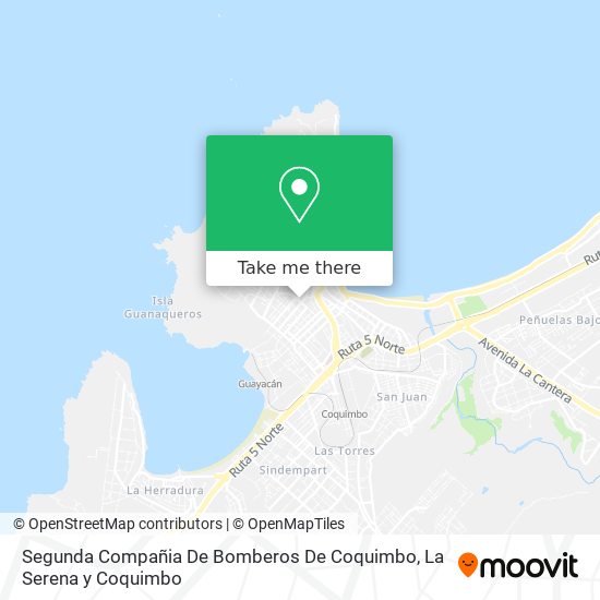 Segunda Compañia De Bomberos De Coquimbo map