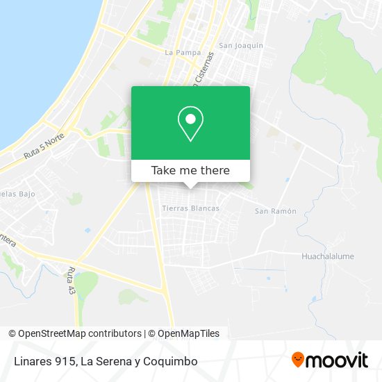 Mapa de Linares 915