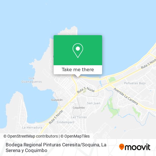 Bodega Regional Pinturas Ceresita / Soquina map