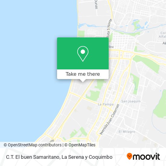 C.T. El buen Samaritano map