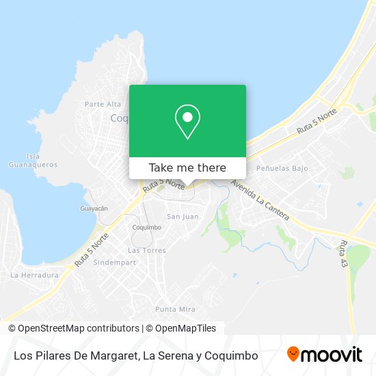 Mapa de Los Pilares De Margaret