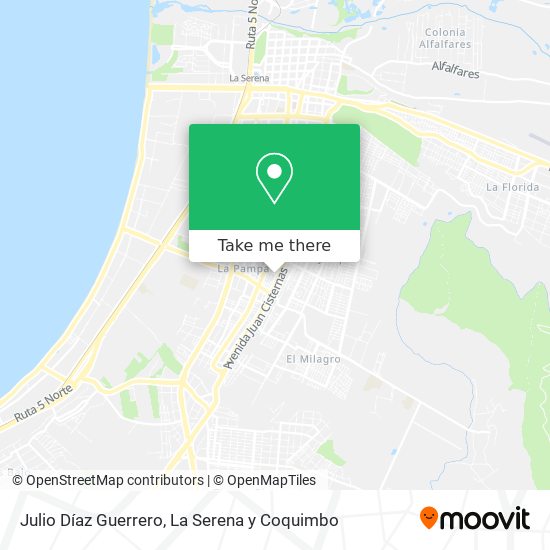 Julio Díaz Guerrero map