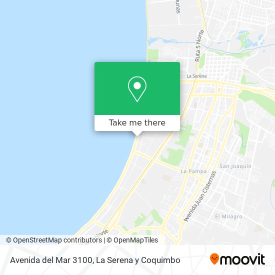 Avenida del Mar 3100 map