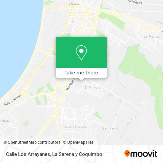 Calle Los Arrayanes map