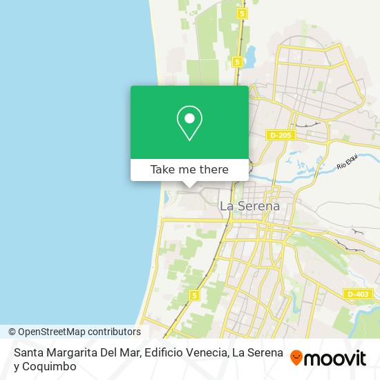 Santa Margarita Del Mar, Edificio Venecia map