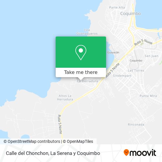 Calle del Chonchon map
