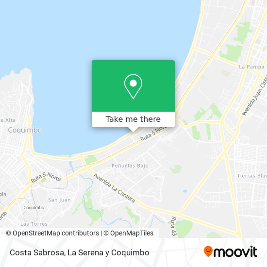 Costa Sabrosa map