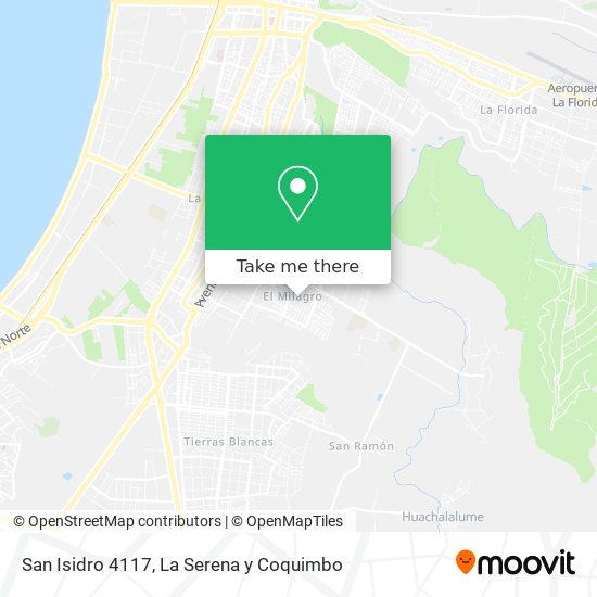San Isidro 4117 map