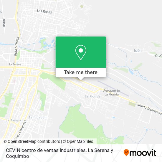 CEVIN centro de ventas industriales map