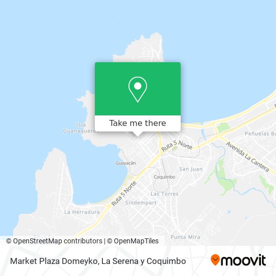 Market Plaza Domeyko map