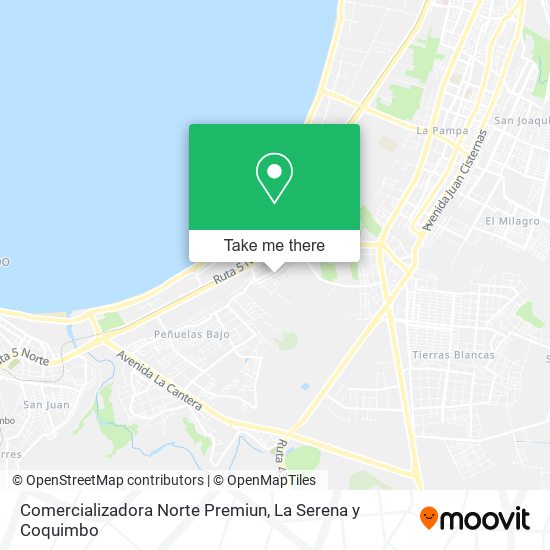 Comercializadora Norte Premiun map