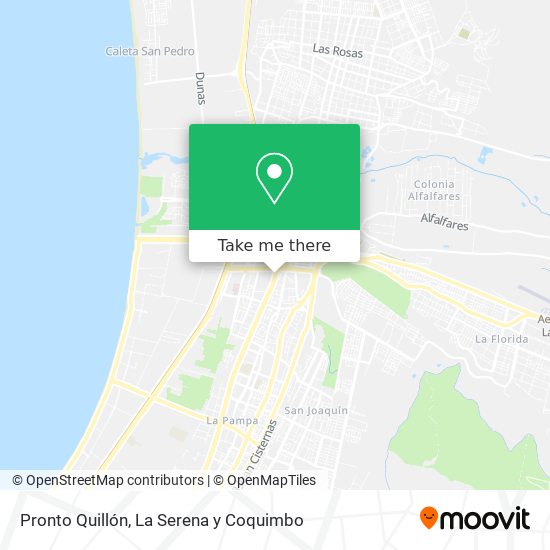 Mapa de Pronto Quillón