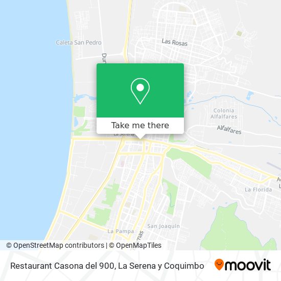 Restaurant Casona del 900 map