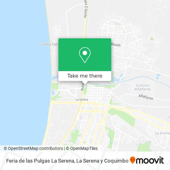 Feria de las Pulgas La Serena map