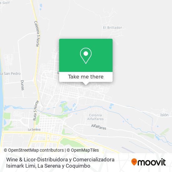 Wine & Licor-Distribuidora y Comercializadora Isimark Limi map