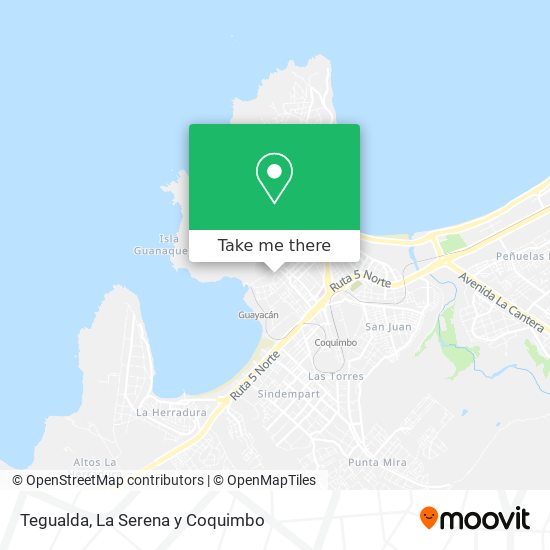 Tegualda map