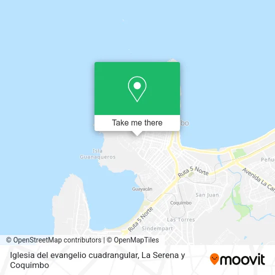 Iglesia del evangelio cuadrangular map