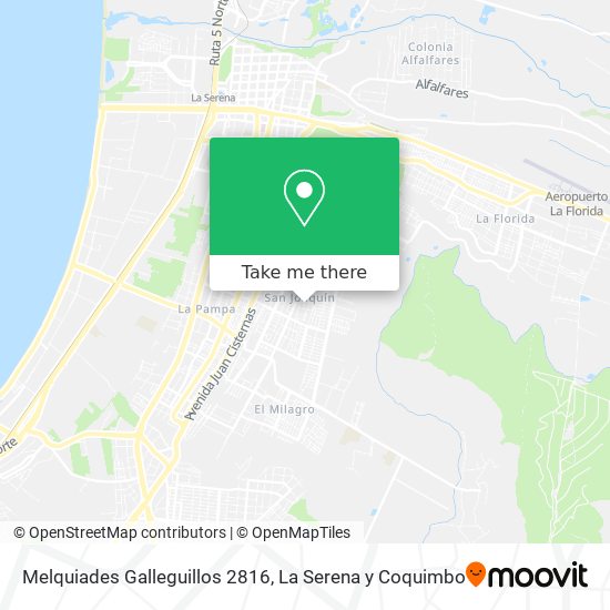 Melquiades Galleguillos 2816 map