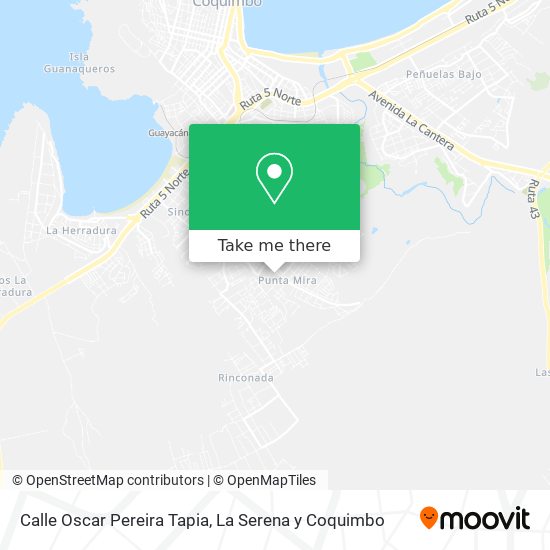 Calle Oscar Pereira Tapia map