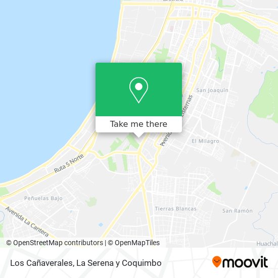 Los Cañaverales map