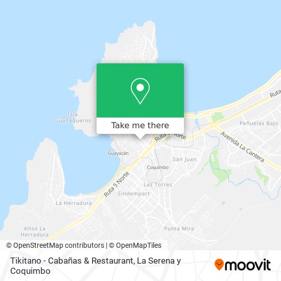 Tikitano - Cabañas & Restaurant map