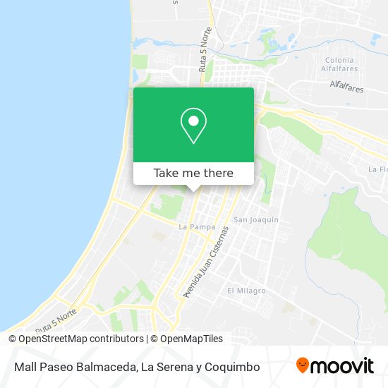 Mall Paseo Balmaceda map